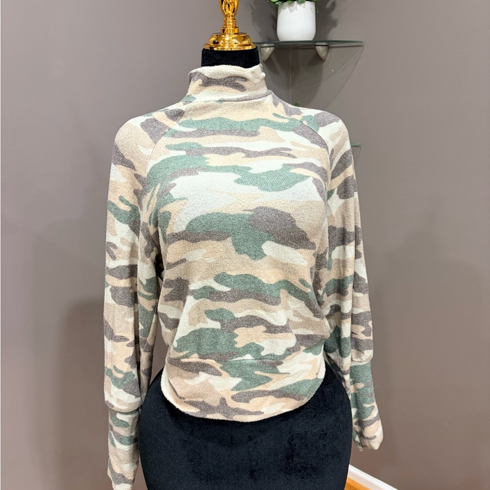 Maeve Anthropologie Camouflage Sweater